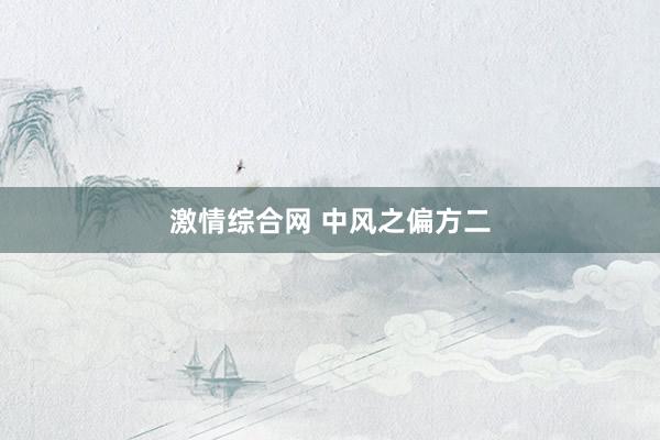 激情综合网 中风之偏方二