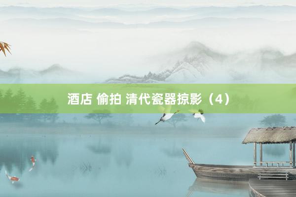 酒店 偷拍 清代瓷器掠影（4）